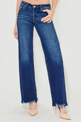 Low Rise Wide Leg Jeans With Plus Size Risen